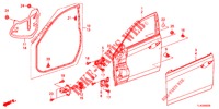 TUERTAFELN, VORNE(2D)  für Honda ACCORD TOURER DIESEL 2.2 S 5 Türen 6 gang-Schaltgetriebe 2013