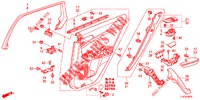 TUERVERKLEIDUNG, HINTEN(4D)  für Honda ACCORD TOURER DIESEL 2.2 S 5 Türen 6 gang-Schaltgetriebe 2013