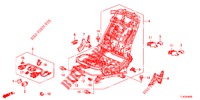 VORNE SITZKOMPONENTEN (D.) (SIEGE REGLAGE MANUEL) für Honda ACCORD TOURER DIESEL 2.2 S 5 Türen 6 gang-Schaltgetriebe 2013