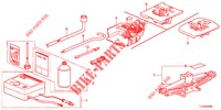 WERKZEUGE/WAGENHEBER  für Honda ACCORD TOURER DIESEL 2.2 S 5 Türen 6 gang-Schaltgetriebe 2013