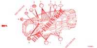 GUMMITUELLE (INFERIEUR) für Honda ACCORD TOURER DIESEL 2.2 S 5 Türen 5 gang automatikgetriebe 2013