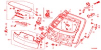 HECKKLAPPENPLATTE(2D)  für Honda ACCORD TOURER DIESEL 2.2 S 5 Türen 5 gang automatikgetriebe 2013