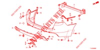 HINTERER STOSSFAENGER  für Honda ACCORD TOURER DIESEL 2.2 S 5 Türen 5 gang automatikgetriebe 2013