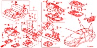 INNENLEUCHTE (2) für Honda ACCORD TOURER DIESEL 2.2 S 5 Türen 5 gang automatikgetriebe 2013