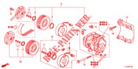 KLIMAANLAGE (COMPRESSEUR) (DIESEL) für Honda ACCORD TOURER DIESEL 2.2 S 5 Türen 5 gang automatikgetriebe 2013