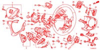 LENKRAD (SRS) für Honda ACCORD TOURER DIESEL 2.2 S 5 Türen 5 gang automatikgetriebe 2013