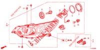 SCHEINWERFER  für Honda ACCORD TOURER DIESEL 2.2 S 5 Türen 5 gang automatikgetriebe 2013