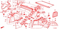 SEITENWANDVERKLEIDUNG(2D)  für Honda ACCORD TOURER DIESEL 2.2 S 5 Türen 5 gang automatikgetriebe 2013