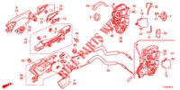 TUERSCHLOESSER, HINTEN/AEUSSERER GRIFF  für Honda ACCORD TOURER DIESEL 2.2 S 5 Türen 5 gang automatikgetriebe 2013