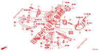 TURBOLADER SYSTEM (DIESEL) für Honda ACCORD TOURER DIESEL 2.2 S 5 Türen 5 gang automatikgetriebe 2013