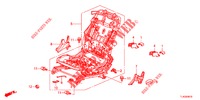 VORNE SITZKOMPONENTEN (G.) (SIEGE REGLAGE MANUEL) für Honda ACCORD TOURER DIESEL 2.2 S 5 Türen 5 gang automatikgetriebe 2013