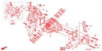 WIRBELSTEUERVENTIL (DIESEL) für Honda ACCORD TOURER DIESEL 2.2 S 5 Türen 5 gang automatikgetriebe 2013