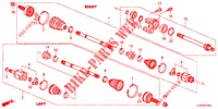 ANTRIEBSWELLE, VORNE/HALBWELLE (DIESEL) für Honda ACCORD TOURER DIESEL 2.2 SH 5 Türen 6 gang-Schaltgetriebe 2013