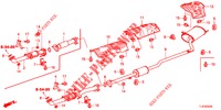 AUSPUFFROHR (DIESEL) für Honda ACCORD TOURER DIESEL 2.2 SH 5 Türen 6 gang-Schaltgetriebe 2013