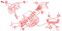 GUMMITUELLE (ARRIERE) für Honda ACCORD TOURER DIESEL 2.2 SH 5 Türen 6 gang-Schaltgetriebe 2013