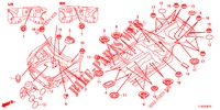 GUMMITUELLE (AVANT) für Honda ACCORD TOURER DIESEL 2.2 SH 5 Türen 6 gang-Schaltgetriebe 2013