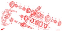 HAUPTWELLE (DIESEL) für Honda ACCORD TOURER DIESEL 2.2 SH 5 Türen 6 gang-Schaltgetriebe 2013