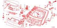 HECKKLAPPENPLATTE(2D)  für Honda ACCORD TOURER DIESEL 2.2 SH 5 Türen 6 gang-Schaltgetriebe 2013