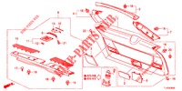 HECKKLAPPENVERKLEIDUNG/ TAFELVERKLEIDUNG, HINTEN(2D)  für Honda ACCORD TOURER DIESEL 2.2 SH 5 Türen 6 gang-Schaltgetriebe 2013