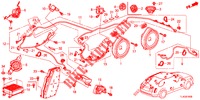 RADIOANTENNE/LAUTSPRECHER (LH) für Honda ACCORD TOURER DIESEL 2.2 SH 5 Türen 6 gang-Schaltgetriebe 2013