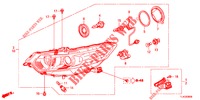 SCHEINWERFER  für Honda ACCORD TOURER DIESEL 2.2 SH 5 Türen 6 gang-Schaltgetriebe 2013