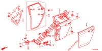 TUERBLECHE, HINTEN(4D)  für Honda ACCORD TOURER DIESEL 2.2 SH 5 Türen 6 gang-Schaltgetriebe 2013