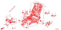 VORNE SITZKOMPONENTEN (D.) (SIEGE REGLAGE MANUEL) für Honda ACCORD TOURER DIESEL 2.2 SH 5 Türen 6 gang-Schaltgetriebe 2013