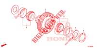 DIFFERENTIAL (DIESEL) für Honda ACCORD TOURER DIESEL 2.2 COMFORT 5 Türen 6 gang-Schaltgetriebe 2014