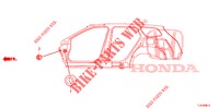 GUMMITUELLE (LATERAL) für Honda ACCORD TOURER DIESEL 2.2 COMFORT 5 Türen 6 gang-Schaltgetriebe 2014
