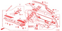 HECKKLAPPENVERKLEIDUNG/ TAFELVERKLEIDUNG, HINTEN(2D)  für Honda ACCORD TOURER DIESEL 2.2 COMFORT 5 Türen 6 gang-Schaltgetriebe 2014
