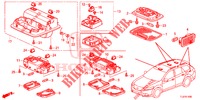 INNENLEUCHTE (1) für Honda ACCORD TOURER DIESEL 2.2 COMFORT 5 Türen 6 gang-Schaltgetriebe 2014