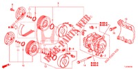 KLIMAANLAGE (COMPRESSEUR) (DIESEL) für Honda ACCORD TOURER DIESEL 2.2 COMFORT 5 Türen 6 gang-Schaltgetriebe 2014