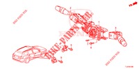 KOMBISCHALTER  für Honda ACCORD TOURER DIESEL 2.2 COMFORT 5 Türen 6 gang-Schaltgetriebe 2014
