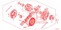 LICHTMASCHINE (DENSO) (DIESEL) für Honda ACCORD TOURER DIESEL 2.2 COMFORT 5 Türen 6 gang-Schaltgetriebe 2014