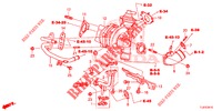 TURBOLADER SYSTEM (DIESEL) für Honda ACCORD TOURER DIESEL 2.2 COMFORT 5 Türen 6 gang-Schaltgetriebe 2014