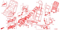 VORDERSITZ/SITZGURTE (D.) (LH) für Honda ACCORD TOURER DIESEL 2.2 COMFORT 5 Türen 6 gang-Schaltgetriebe 2014