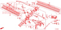 WINDSCHUTZSCHEIBENWISCHER (LH) für Honda ACCORD TOURER DIESEL 2.2 COMFORT 5 Türen 6 gang-Schaltgetriebe 2014