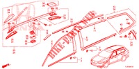 ZIERLEISTE/DACHSCHIENE  für Honda ACCORD TOURER DIESEL 2.2 COMFORT 5 Türen 6 gang-Schaltgetriebe 2014