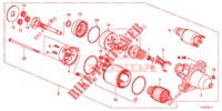 ANLASSER (DENSO) (DIESEL) (AT) für Honda ACCORD TOURER DIESEL 2.2 COMFORT 5 Türen 5 gang automatikgetriebe 2014