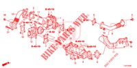 EGR STEUERVENTIL (DIESEL) für Honda ACCORD TOURER DIESEL 2.2 COMFORT 5 Türen 5 gang automatikgetriebe 2014