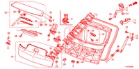 HECKKLAPPENPLATTE(2D)  für Honda ACCORD TOURER DIESEL 2.2 COMFORT 5 Türen 5 gang automatikgetriebe 2014