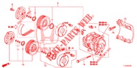KLIMAANLAGE (COMPRESSEUR) (DIESEL) für Honda ACCORD TOURER DIESEL 2.2 COMFORT 5 Türen 5 gang automatikgetriebe 2014