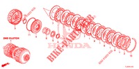 KUPPLUNG (2EME) (DIESEL) für Honda ACCORD TOURER DIESEL 2.2 COMFORT 5 Türen 5 gang automatikgetriebe 2014