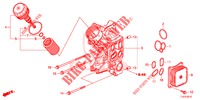 OELFILTERGEHAEUSE (DIESEL) für Honda ACCORD TOURER DIESEL 2.2 COMFORT 5 Türen 5 gang automatikgetriebe 2014