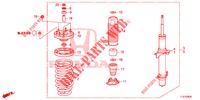 STOSSDAEMPFER, VORNE  für Honda ACCORD TOURER DIESEL 2.2 COMFORT 5 Türen 5 gang automatikgetriebe 2014