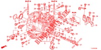 GETRIEBEGEHAEUSE (DIESEL) für Honda ACCORD TOURER DIESEL 2.2 ELEGANCE 5 Türen 6 gang-Schaltgetriebe 2014