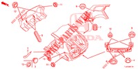 GUMMITUELLE (ARRIERE) für Honda ACCORD TOURER DIESEL 2.2 ELEGANCE 5 Türen 6 gang-Schaltgetriebe 2014