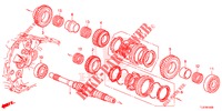 HAUPTWELLE (DIESEL) für Honda ACCORD TOURER DIESEL 2.2 ELEGANCE 5 Türen 6 gang-Schaltgetriebe 2014