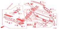 HECKKLAPPENVERKLEIDUNG/ TAFELVERKLEIDUNG, HINTEN(2D)  für Honda ACCORD TOURER DIESEL 2.2 ELEGANCE 5 Türen 6 gang-Schaltgetriebe 2014