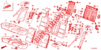 RUECKSITZ/SITZGURT,(2D)  für Honda ACCORD TOURER DIESEL 2.2 ELEGANCE 5 Türen 6 gang-Schaltgetriebe 2014